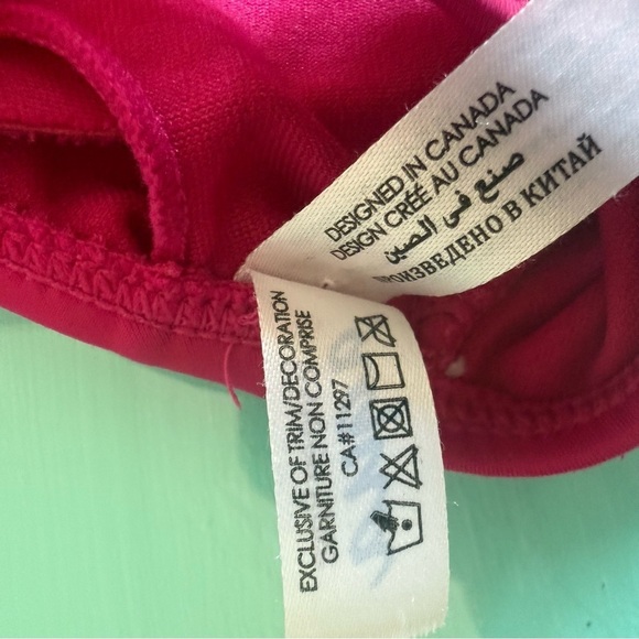 La Vie En Rose Pink and Orange Bikini Swim Top Women’s S - Picture 5 of 7